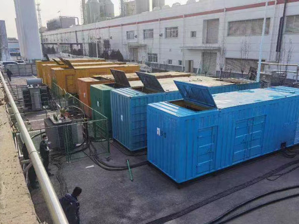 玉溪柴油发电机出租案例展示